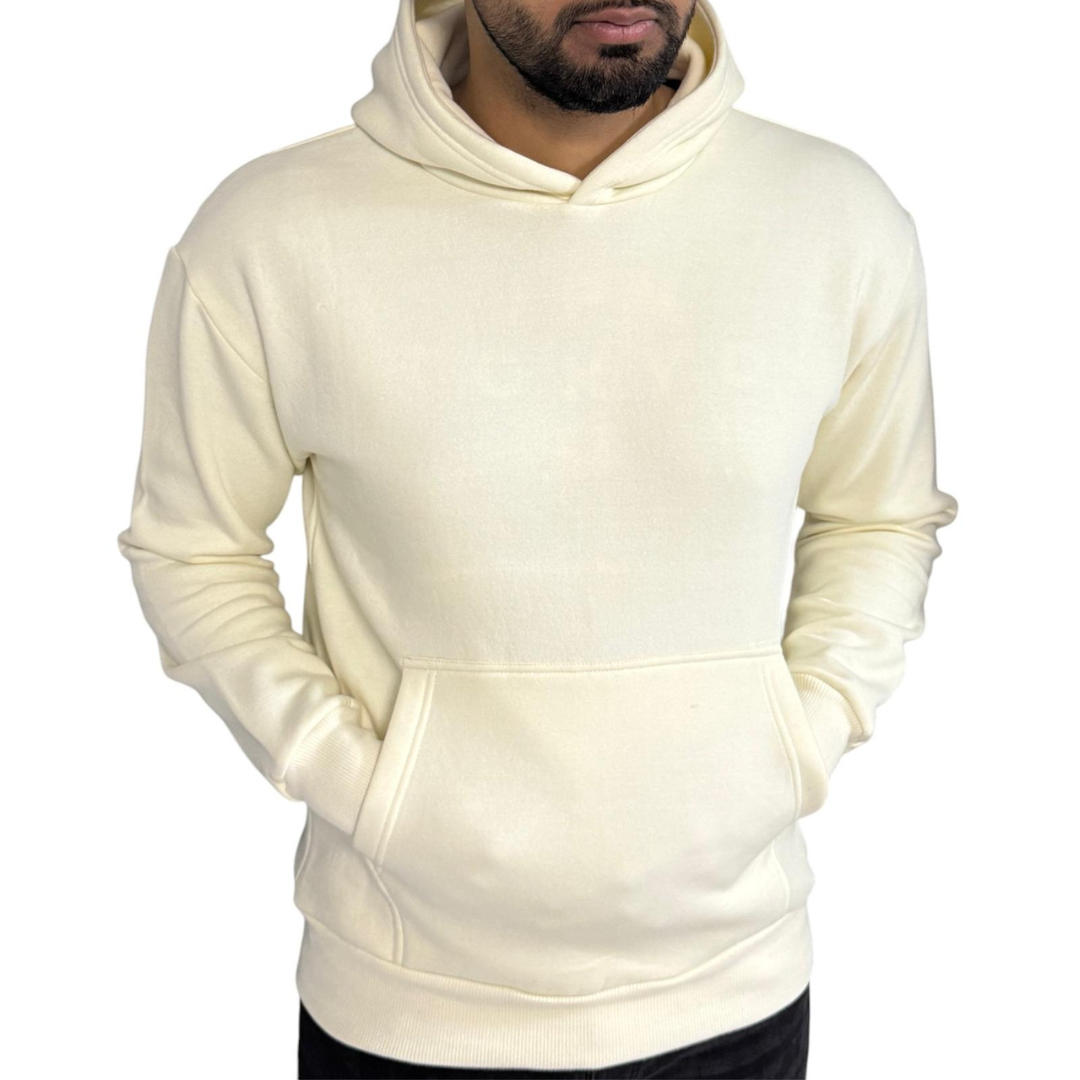 Blanco Hoodie Heavy Kwaliteit - Donkerblauw - gebroken_wit Blanco Hoodie Heavy Kwaliteit - Donkerblauw - gebroken_wit