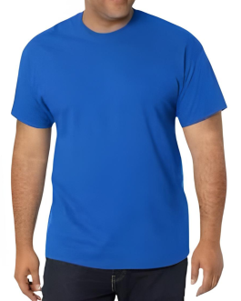 Blanco T-shirt Heavy Kwaliteit – Koningsblauw